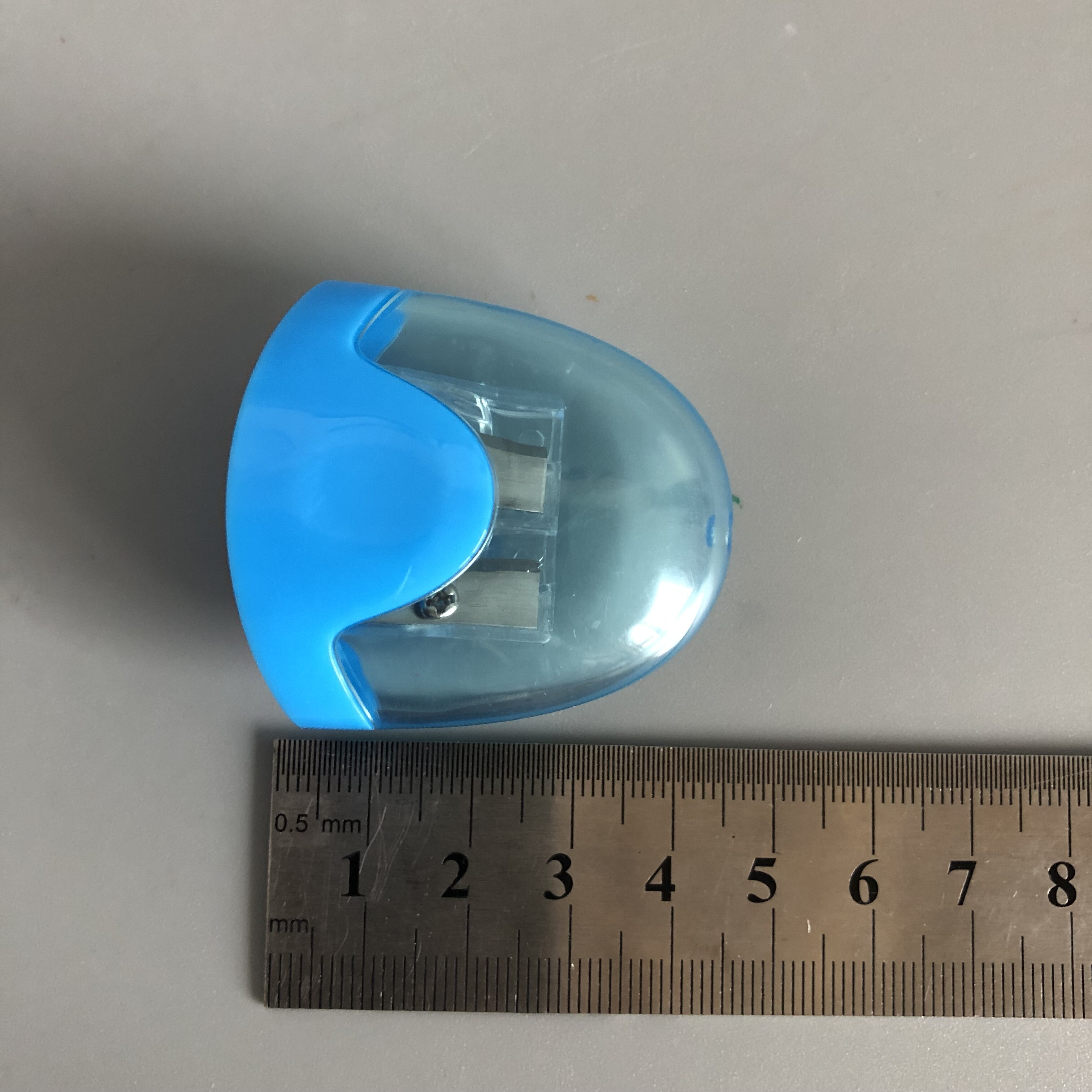 Students Colored Plastic Double-Hole Sharpener with Custom Logo